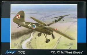 Azur Models 1/72 Polish PZL P.11C Fighter First Shots - Picture 1 of 2