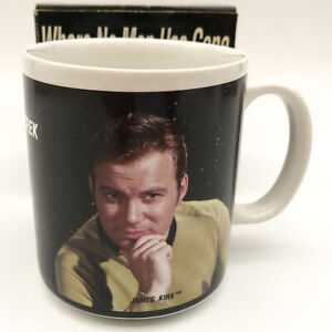 James Kirk Spock Coffee Mug Star Trek To Go Boldly Where No Man Has Gone Before