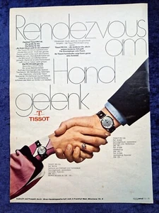 Tissot PR 510 Armbanduhr,  originale Werbung aus 1970 - Picture 1 of 1