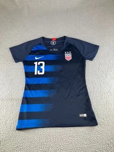 Alex Morgan Soccer Jersey Womens Large Blue Nike USWNT USA National Team Away 13 - Picture 1 of 24
