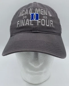 Duke Blue Devils Rare 2022 Mens Final Four Dad Hat Strapback Gray New Orleans - Picture 1 of 13