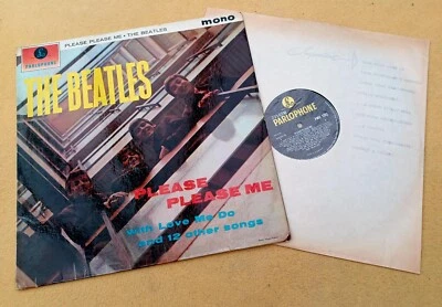The Beatles " Please Me " Super Ej Tag Arm '63 UK Mono LP - Bild 1 von 4