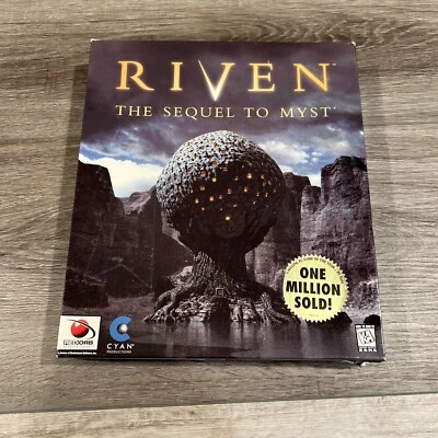 Riven The Sequel To Myst - Box Set - PC / Mac - Missing Strategy Guide - Image 1 of 3
