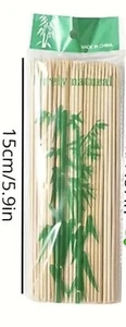 Bamboo Skewers Wooden Sticks BBQ Kebab Fruit Long Cocktail Fondue - Picture 1 of 2