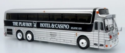 Autobús Eagle Model 05 1969: Play-boy Hotel & Casino 1:87 Diecast Model Bus Foto 1 de 4