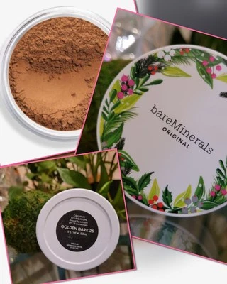 BareMinerals Original Foundation DELUXE SIZE 18g Golden Dark 25 Loose Powder NEW - Image 1 of 4