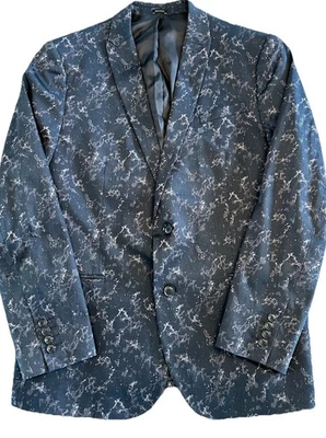JF J. Ferrar Modern Fit Blazer Paisley Style Sport Coat 2 Button Men’s XL - Image 1 of 4