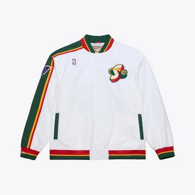 Seattle SuperSonics Mitchell & Ness 1995/96 Full-Snap Warm Up Authentic Jacket - Image 1 of 4