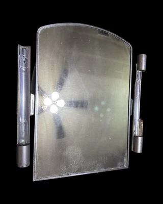 ✨Vtg Mid Century Grote Metal Medicine 25x21 Cabinet Bathroom Side Lights Read - Image 1 of 4