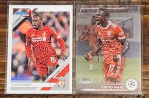 Lote de tarjetas de fútbol cromadas Sadio Mané Donruss/Stadium Club ×2 Liverpool FC - Imagen 1 de 2