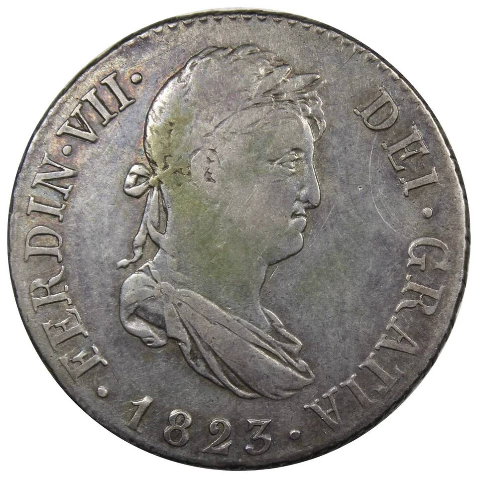 Moneda Circulada 1823 S CJ España 2 Reales Fernando VII A1997 Foto 1 de 2