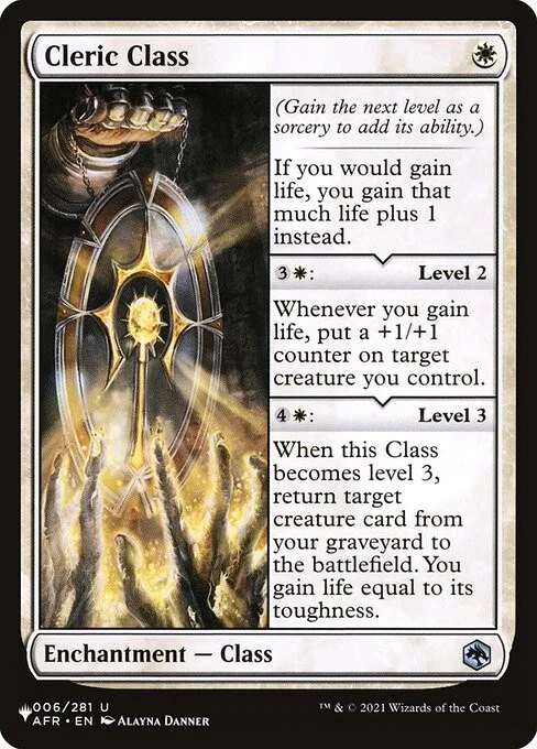 Cleric Class - The List Reprints - U - #006/281 - NM - Image 1 of 1