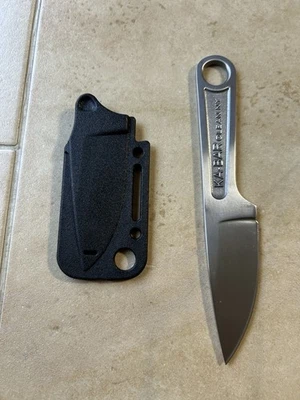 New KA-BAR Forged Wrench Knife High Carbon Steel Plain Edge with Sheath U.S.A #1