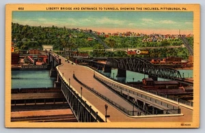 Entrada Liberty Bridge & Tunnel - Vista inclinada - Pittsburgh PA - Imagen 1 de 2