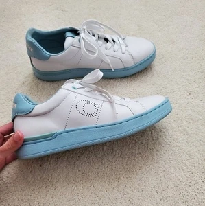Coach weiß und blau Lowline Sneakers Gr. 6 - Bild 1 von 12