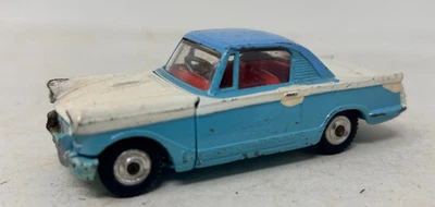 Vintage Corgi #231 Blue And White Triumph Herald Coupe Repainted Spots - Image 1 of 4