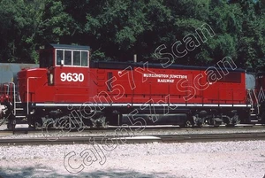 Original Slide- BJRY Burlington Jct Rwy GP20D 9630 At Quincy, IL. 7/22 - Picture 1 of 1