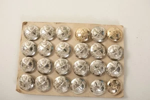 Lote de botones de librea Canada Salus Populi William Scully (P3L-11/JSF6) 7/8" latón - Imagen 1 de 20