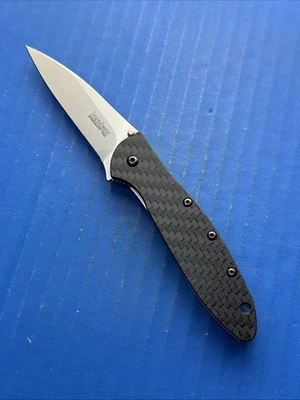 Карманный нож Kershaw 1660CF Leek из углеродного волокна, стальное лезвие CPM 154 - Изображение 1 из 4