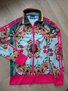 ADIDAS ORIGINALS FIREBIRD TT Jacke Damen Bunt Schmetterling Gr. 36 Retro Vintage - Bild 1 von 7