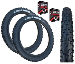 Kenda AMRAK 26 x 2.20 BLACK Chunky Mountain Bike TYRE s TUBE s K-1247 - Picture 1 of 16