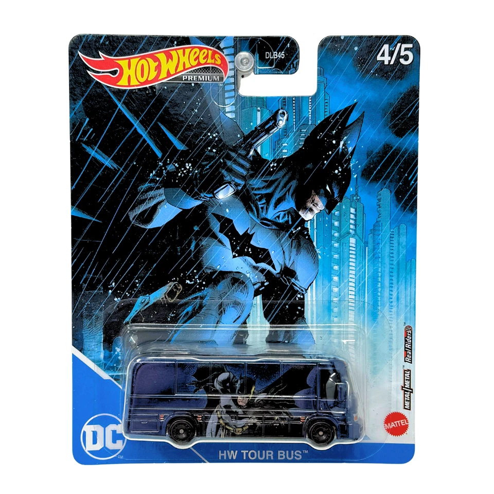 Hot Wheels Premium DC Batman HW Tour Bus 1:64 Diecast — 第 1/4 张图片