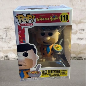 Funko Pop NIB Ad Icons Fruity Pebbles Fred with Cereal - Picture 1 of 6