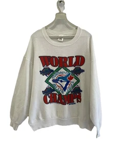 Vintage 1992 Toronto Blue Jays World Series Champs Sweatshirt XL #102 - Picture 1 of 10