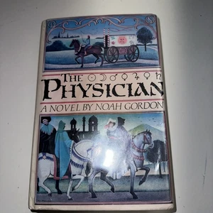 The Physician by Noah Gordon 1986 Hard Cover1st Edition 1st Print Ex Library - Picture 1 of 12