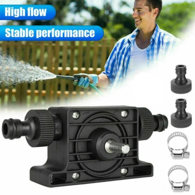 MARKENLOS Bohrmaschine Selbstansaugende Transferpumpe Öl Wasser Flüssigkeit Bohrpumpe