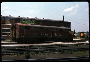 Original Rail Slide - CRI&P Rock Island 654 no location 6-1977 NON K Film Agfa - Picture 1 of 1
