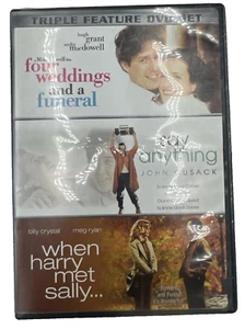 3 Movie DVD Set – Four Weddings, Say Anything, When Harry Met Sally – Comedy - Picture 1 of 4