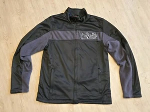 Y2K Mac Tools Auto Motorcycle Car Mechanic Jacket Mens L Black Lined Embroidered - Picture 1 of 10