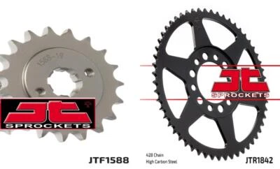 Kit de piñones delanteros y traseros para piñones YAMAHA XT250 T-1EU-Japón JT Foto 1 de 4