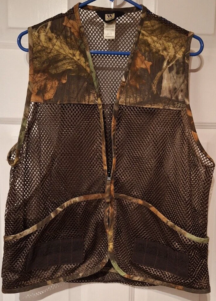 Walls Mesh Realtree Camo Hunting Vest Quilted Squirrel Dove Quail Rabbit  Sz M - Image 1 of 4