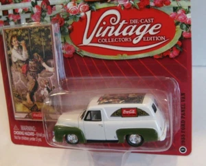 JOHNNY WHITE LIGHTNING VINTAGE ~1955 FORD PANEL DELIVERY CHASE w/ COCA-COLA CARD - Picture 1 of 6