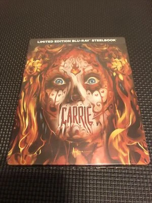 CARRIE (1976) BLU-RAY LE STEELBOOK NEW OOP BEST BUY EXCLUSIVE ORLANDO AROCENA - Image 1 of 2