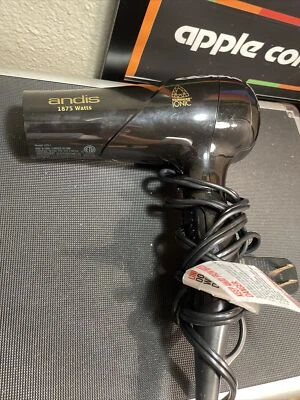 Secador de pelo andis 1875W turmalina cerámica iónico salón negro 80750 Foto 1 de 4