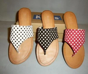 Keds Women's Thong Polka Dot Flip Flops Sandals Shoes COLORS SIZES! NIB Lily Dot - Picture 1 of 3