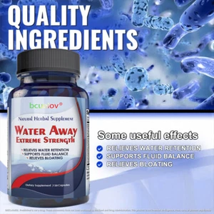 Diuretic Water Detox Pills Weight Loss Supplement Promotes Healthy Digestion - Picture 1 of 11