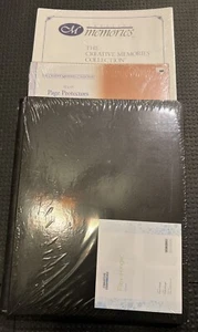 Creative Memories schwarz 12 x 15 Album Flex Scharnier 15 Nachfüllblätter & Schutzhüllen - Bild 1 von 9