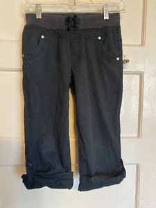 Circo Band L 10/12 Black Little Girls Capri - Picture 1 of 12