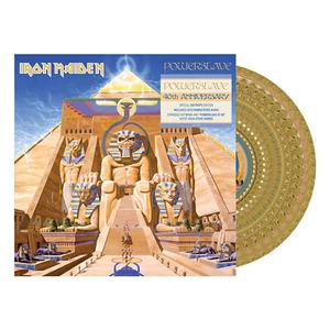 Iron Maiden Powerslave (40Th Anniversary) Vinile Lp Colorato Zoetrope Nuovo - Picture 1 of 1