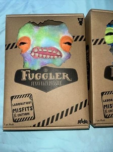 New Edition FUGGLER BNIB Laboratory Misfit 2024 Plush Lot Of 2 - Picture 1 of 3