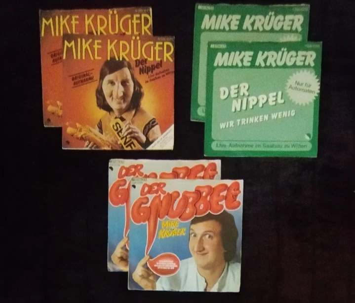 SB85: 3x MIKE KRÜGER 7" Singles VG VG+ Sammlung Jukebox Kult Schlager Party - Bild 1 von 1