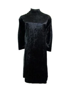 MOA MOA Woman's Plus Size Velvet Dress (Black) Sz 2X NEW With Tags - Picture 1 of 3