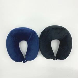 Soft Elevated Neck Head Support Memory Foam U Shape Travel Pillow Airplane Home - Picture 1 of 13