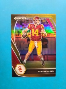 2021 Panini Prizm Draft Picks Sam Darnold #29 Gold Prizm /5 USC Trojans