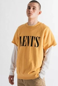 Levi's SWEATSHIRT CREW GOLDEN APRICOT SIZE-XL - Picture 1 of 10
