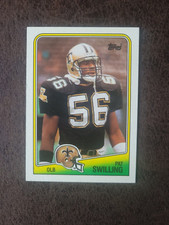 1988 Topps Football Rookie Pat Swilling #66 - New Orleans Saints